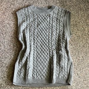 Women’s grey sweater vest